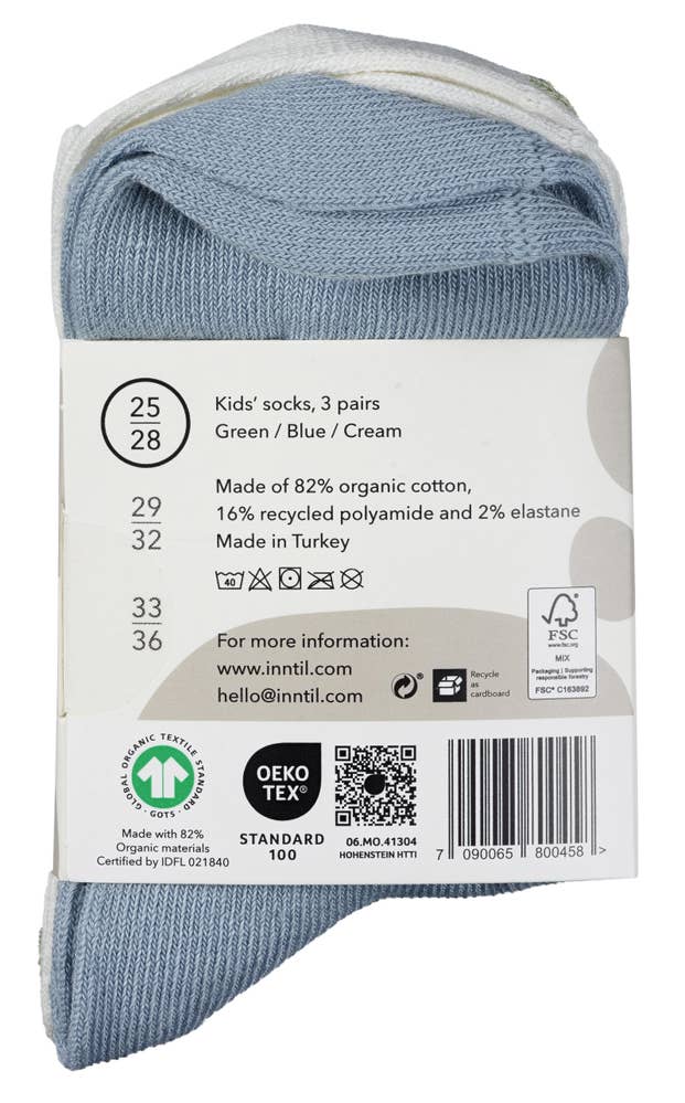 Inntil Sokker til barn Fargemiks, str. 25-28