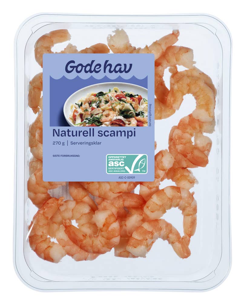 Scampi Ferdig kokt, 270 g