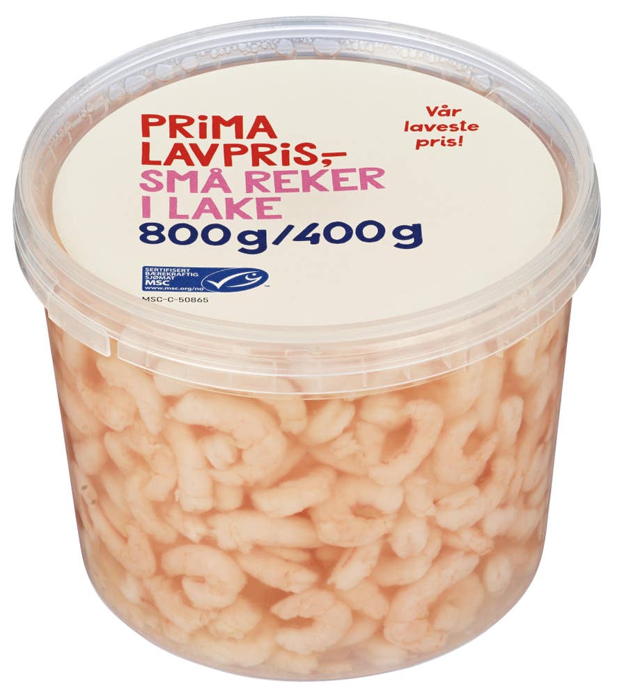 Reker i lake 400 g