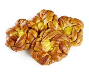 Korn Bakeri Kanelsnurrer med vaniljekrem 4 stk