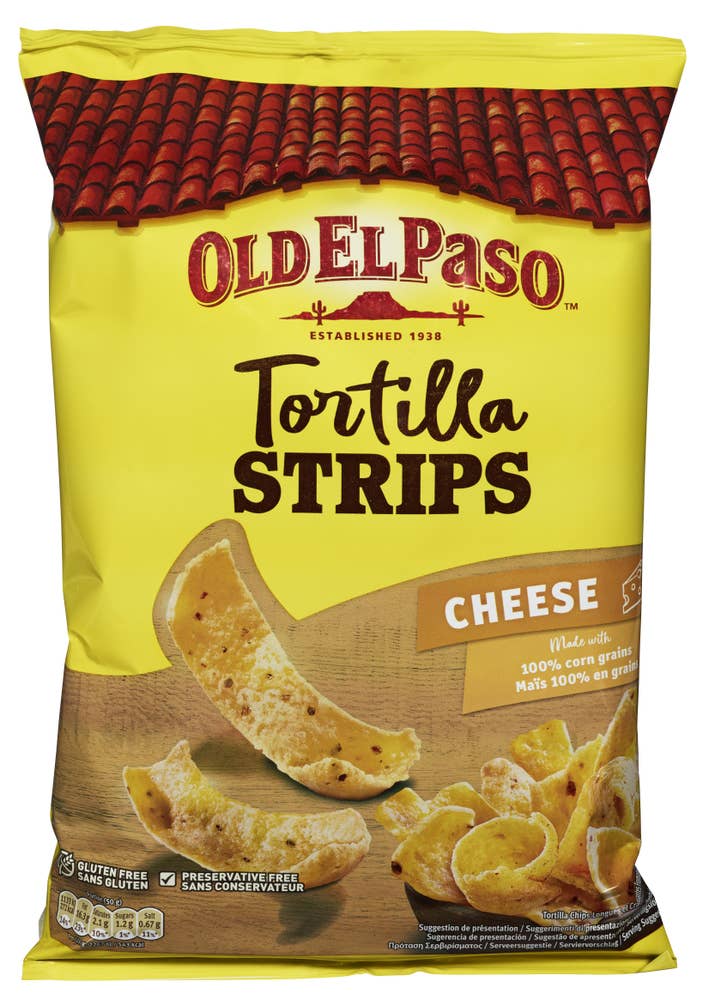 Old El Paso Tortilla Strips Cheese