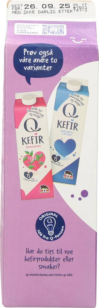 Q Kefir Blåbær & Solbær