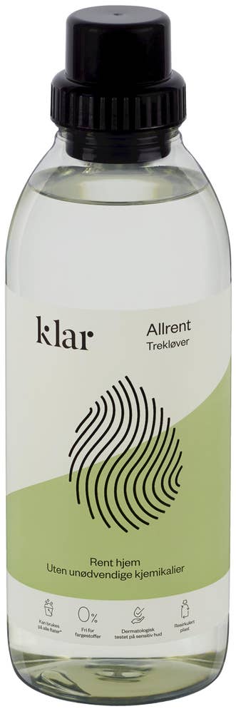Klar Allrent frisk duft Flytende