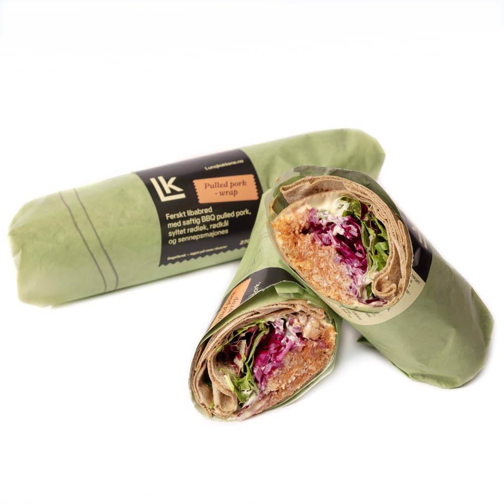 Kreativ Catering Wrap med pulled pork