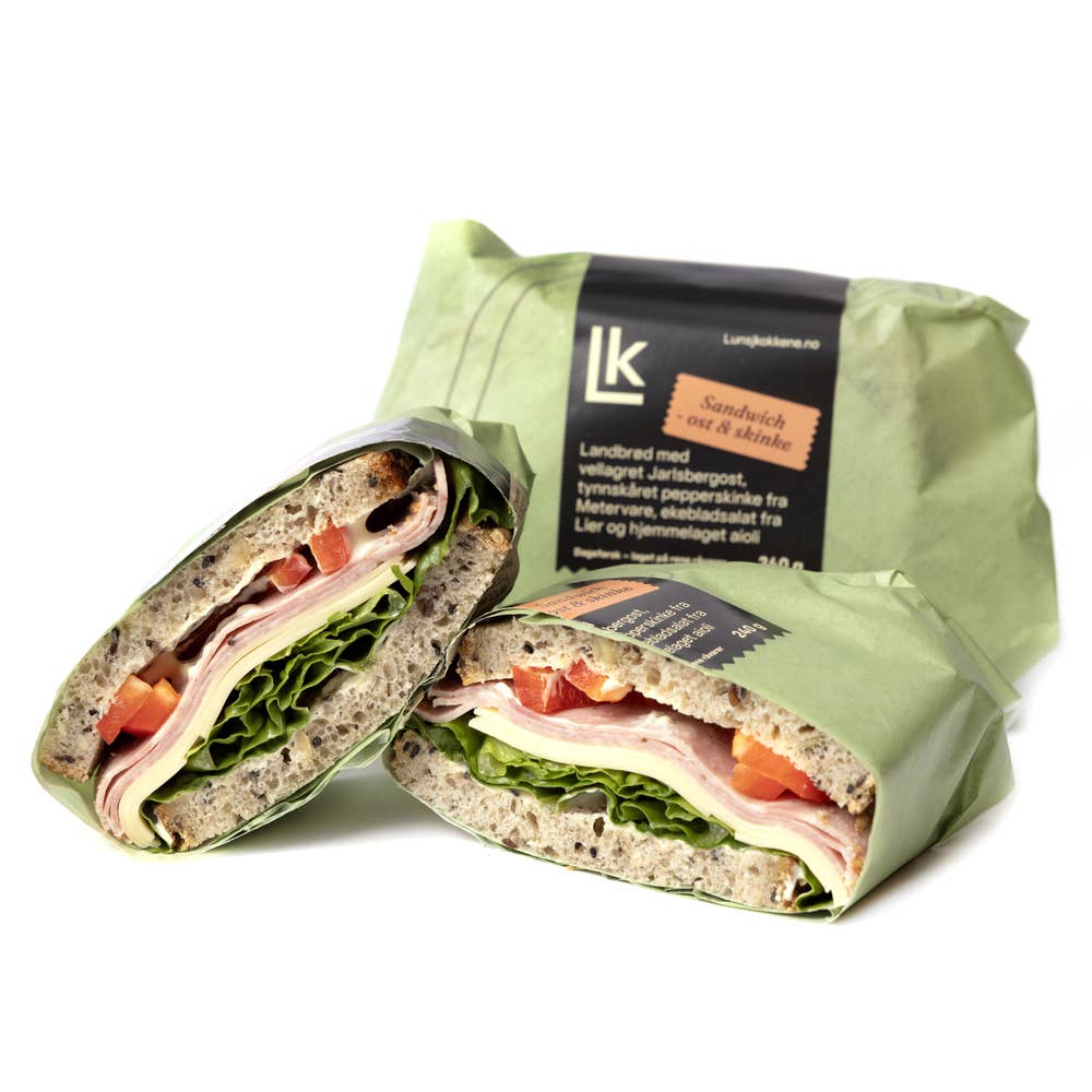 Kreativ Catering Sandwich med ost og skinke