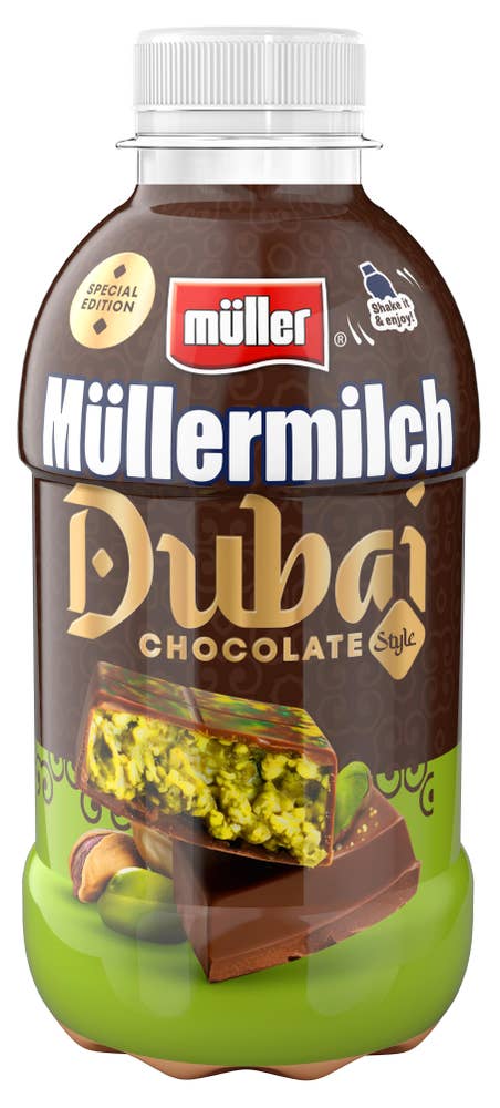 Müller Müllermilch Melkedrikk Dubai-sjokolade