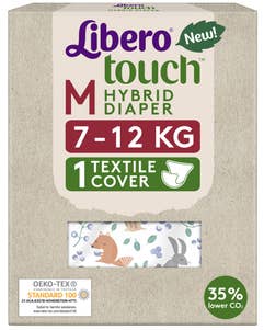 Libero Touch Hybrid ytterdel Assortert mønster, Str. Medium, 7-12 kg