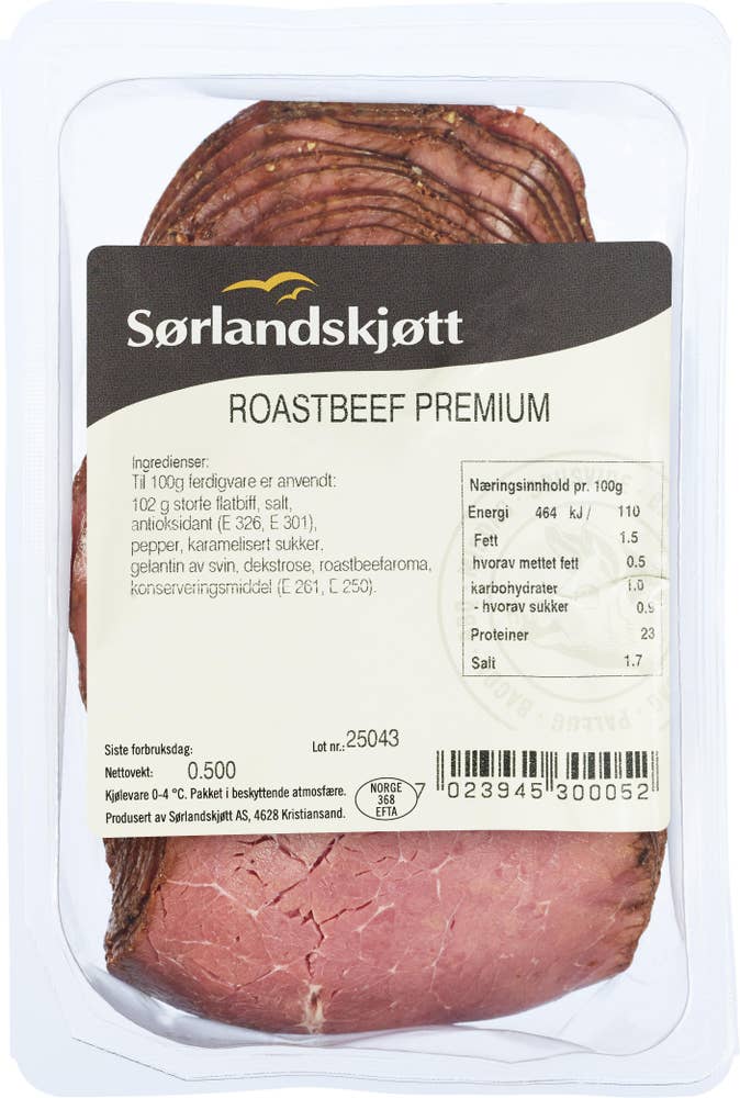 Sørlandskjøtt Roastbeef premium