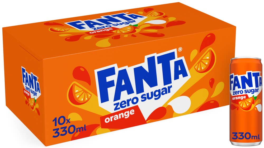 Fanta Orange Zero Sugar 10x0,33L