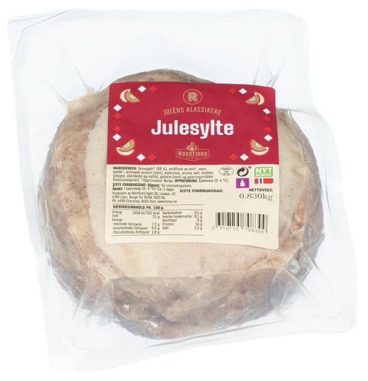 REMA 1000 Hel Rund Julesylte