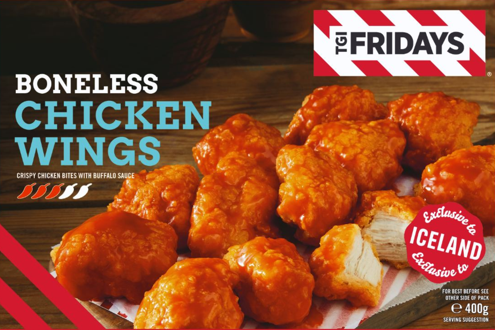 TGI Fridays Boneless Chicken Wings