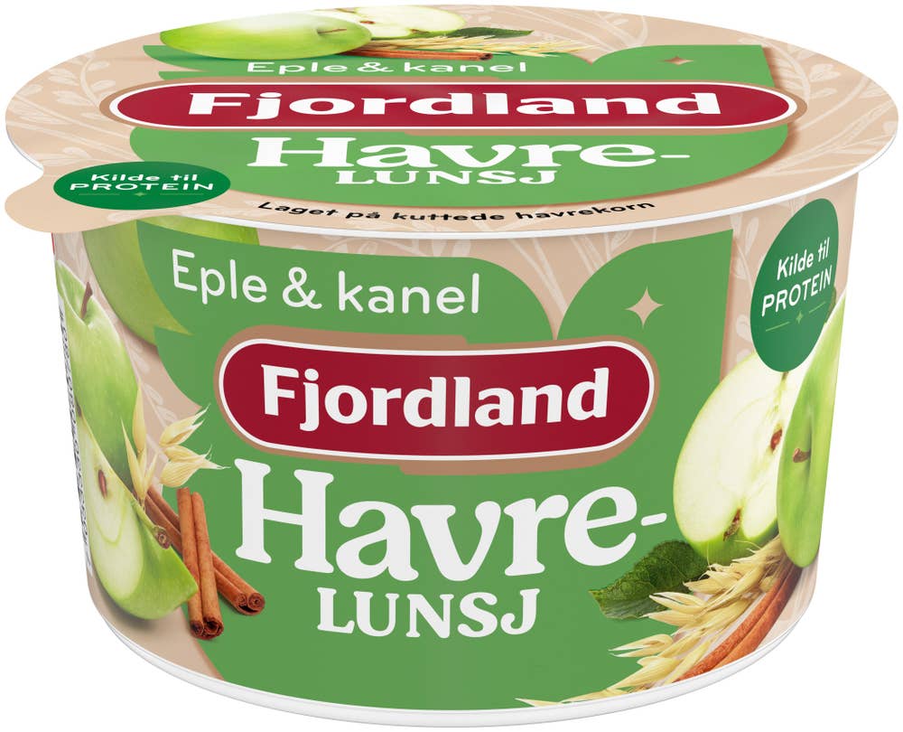 Fjordland Havrelunsj Med eple og kanel