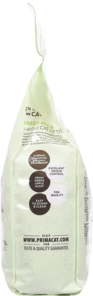 PrimaCat Fresh Green Apple hvit kattesand