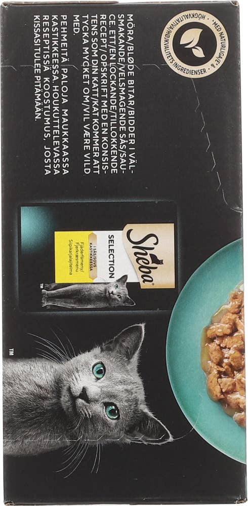 Sheba Selection med fjærkre 12 x 85g