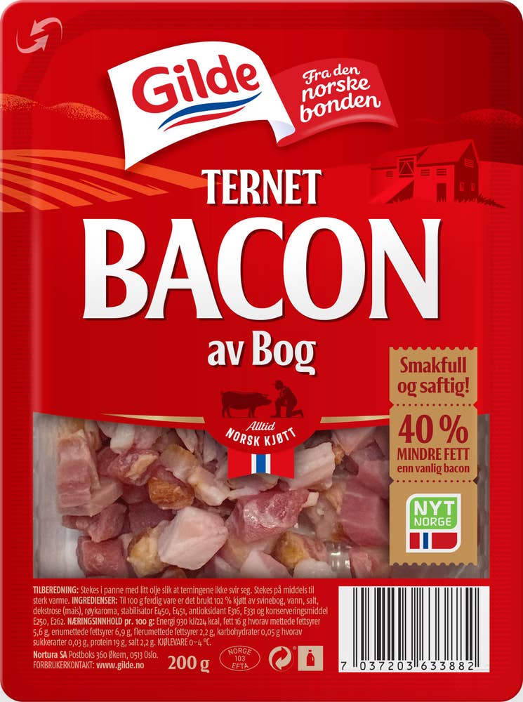 Gilde Ternet bacon av bog