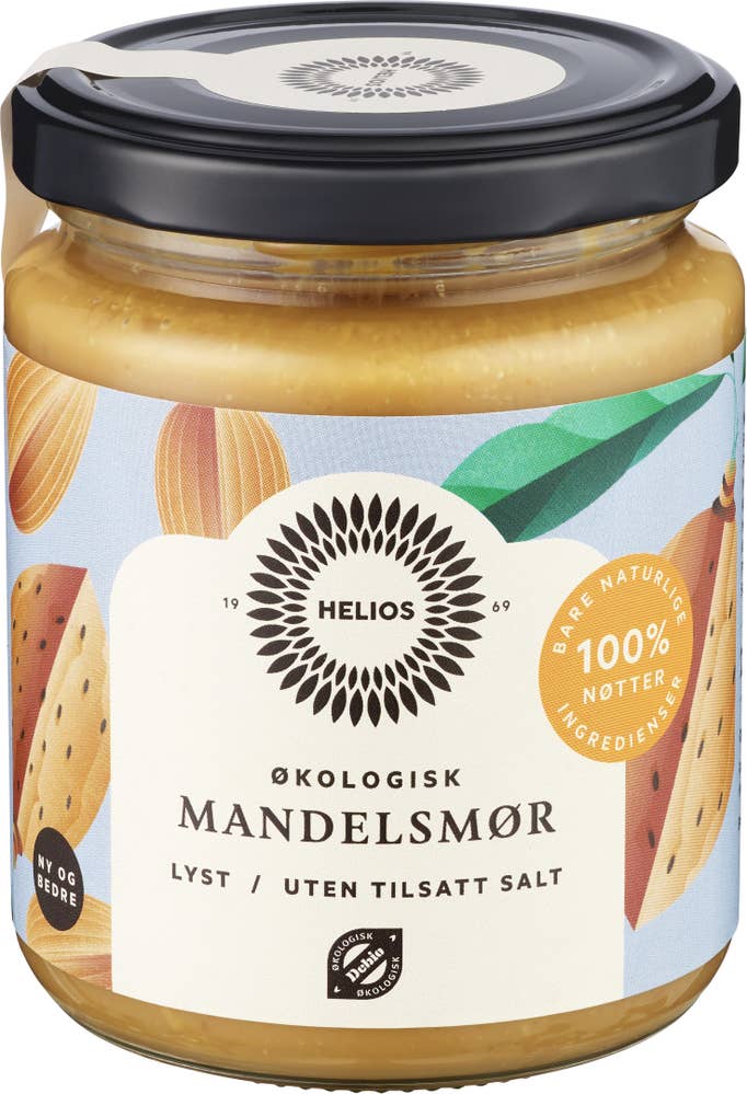 Helios Mandelsmør lyst Økologisk