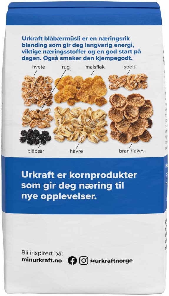 Urkraft Blåbærmüsli