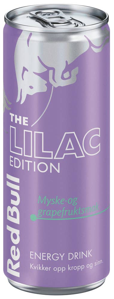 Red Bull Lilac Edition Myske- og grapefruktsmak