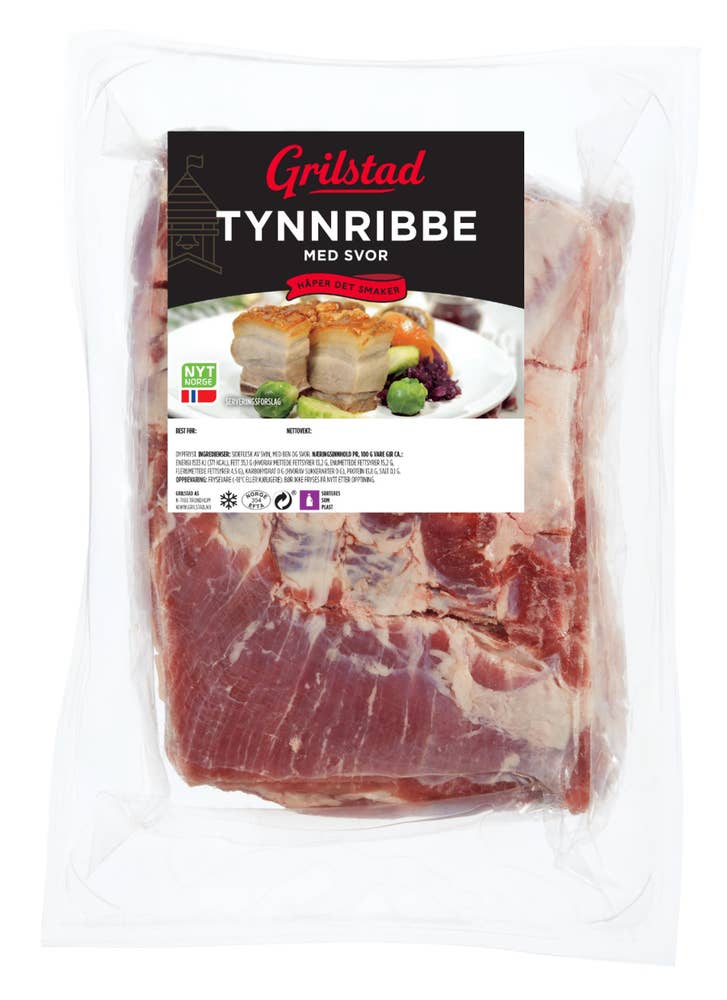 Frossen Tynnribbe Partivare med Svor (begrenset holdbarhet)