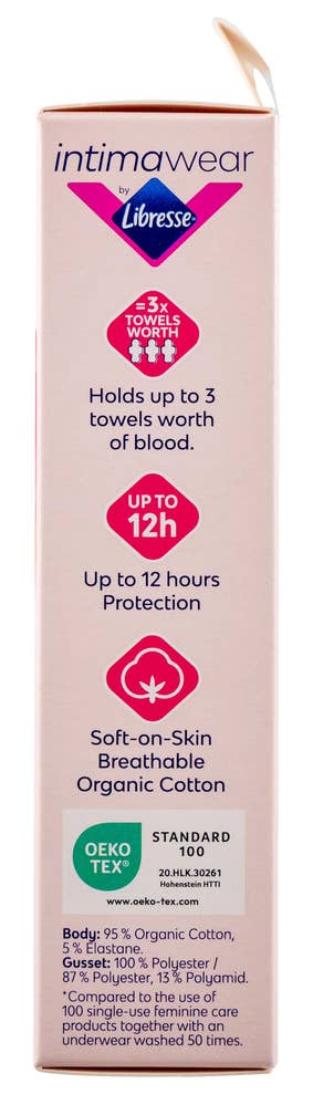 Libresse Menstruse Hipster Svart, str L