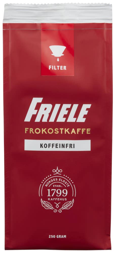 Koffeinfri frokostkaffe Filtermalt