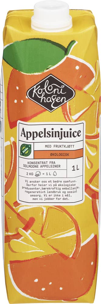 Kolonihagen Økologisk appelsinjuice