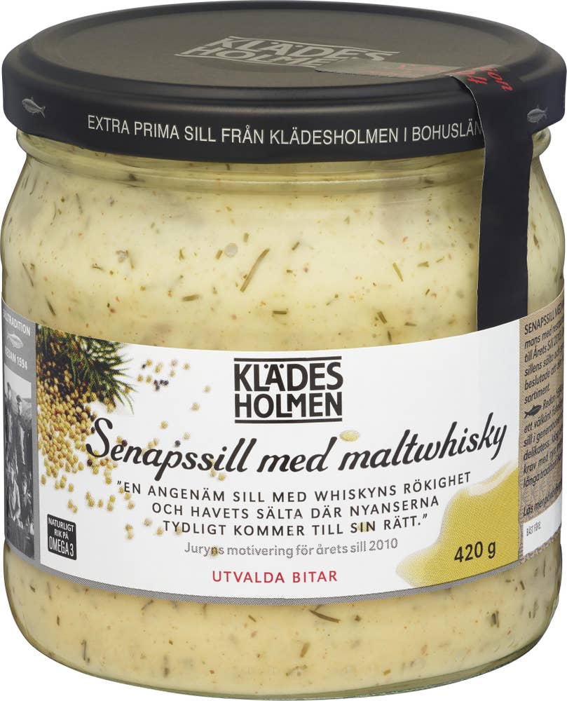 Klädesholmen Sild med Sennep & Maltwhisky
