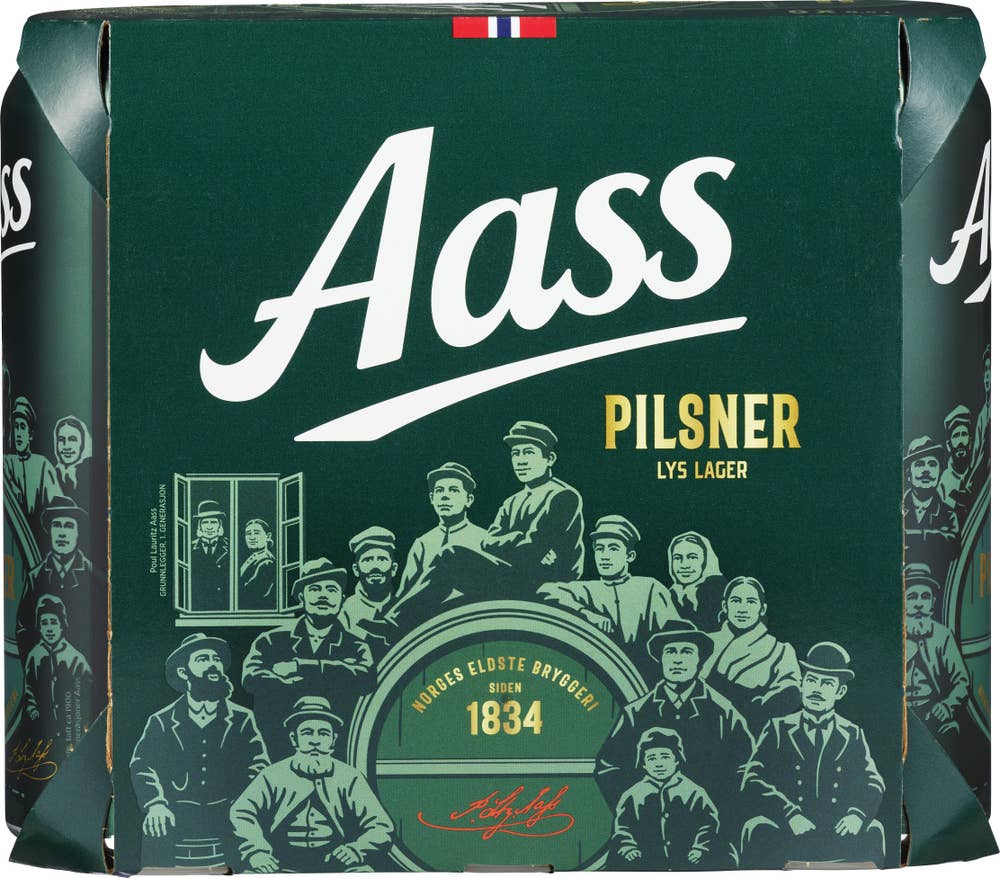 Aass Bryggeri Aass Pilsner 6 x 0,5l