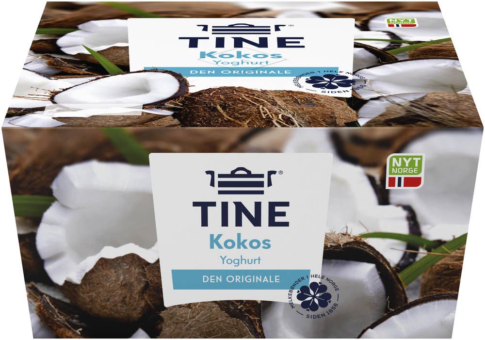 Tine Yoghurt Kokos 4x150g