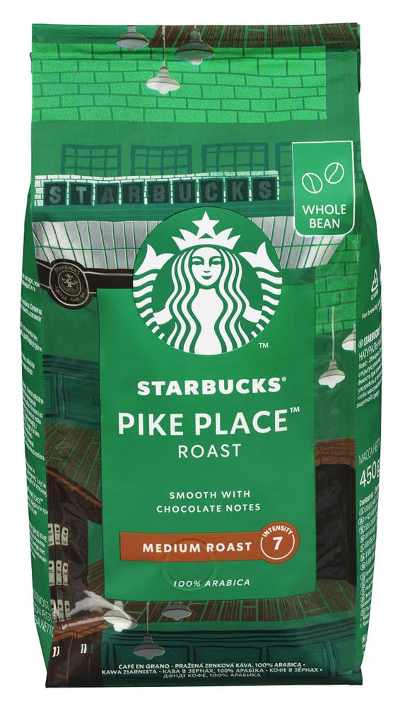 Starbucks Pike Place Roast Hele bønner, medium roast