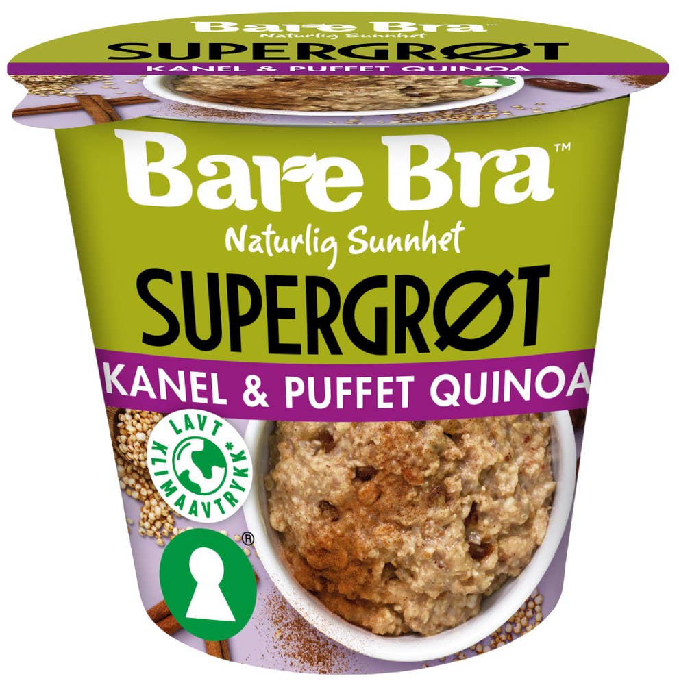 Bare Bra Supergrøt Kanel og puffet quinoa