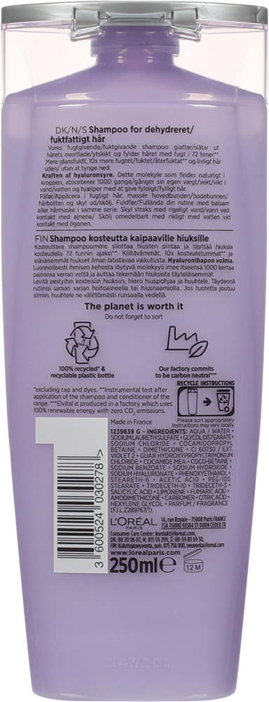 Loreal Hyaluron Plump Shampoo