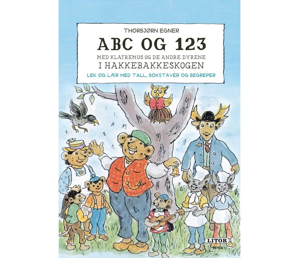 Sprell Aktivitetshefte med Klatremus ABC og 123