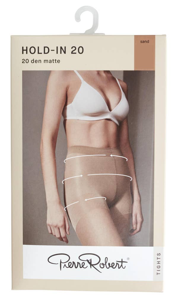 Pierre Robert Strømpebukse Hold In 20 DEN Sand, Str. 40-44