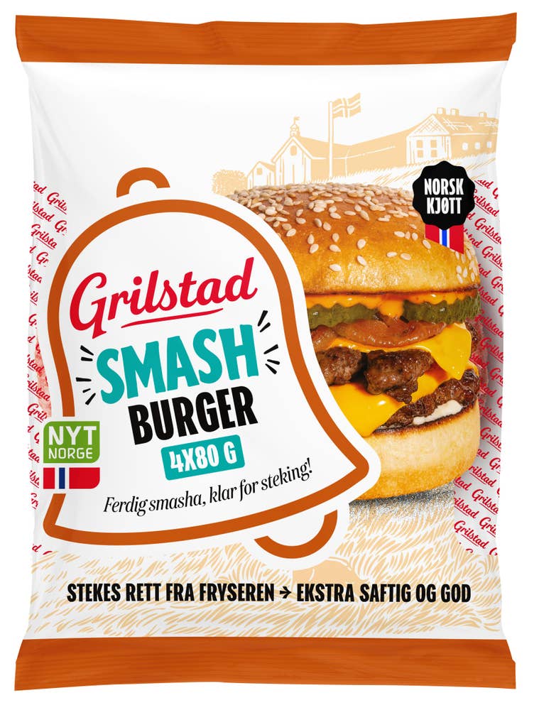 Grilstad Smash Burger 4x80g