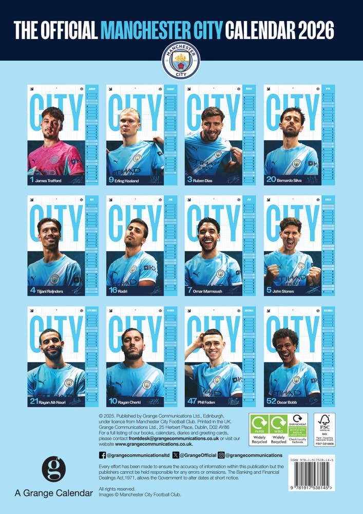 Magic Store Manchester City - kalender 2026 A3