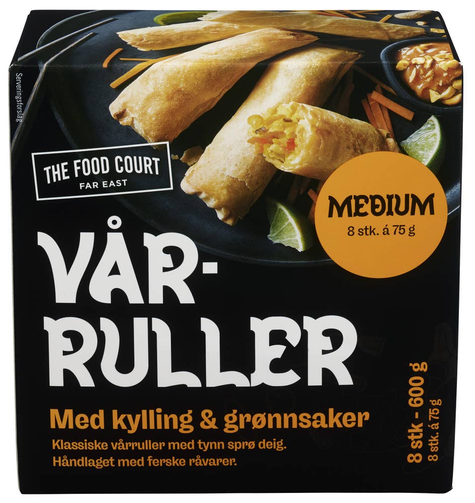 Food Court Vårruller med kylling og grønnsaker