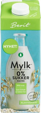 Berit™ Mylk havre 0% sukker