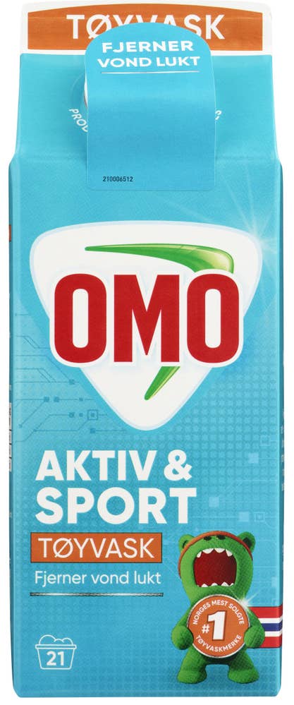 Omo Aktiv & sport tøyvask
