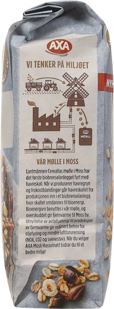 Axa Hasselnøtt-müsli
