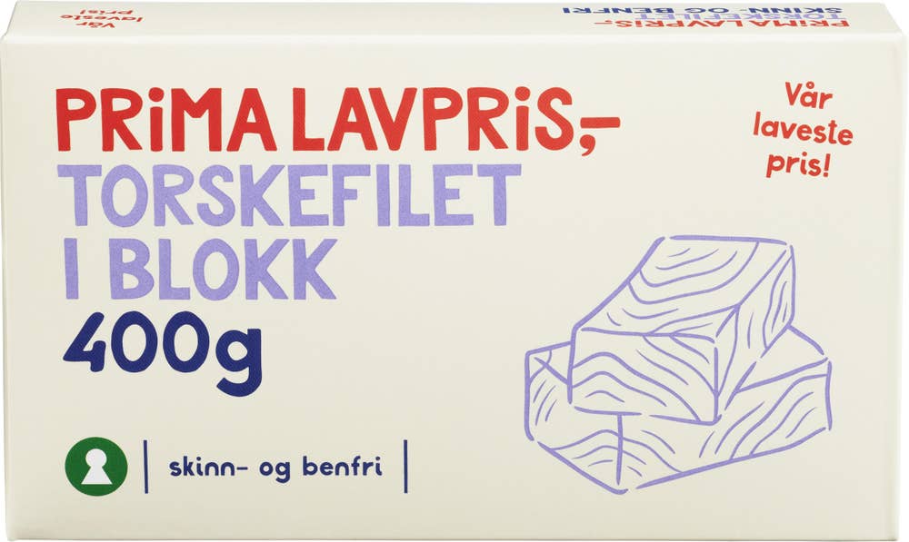 Prima Lavpris Torskefilet