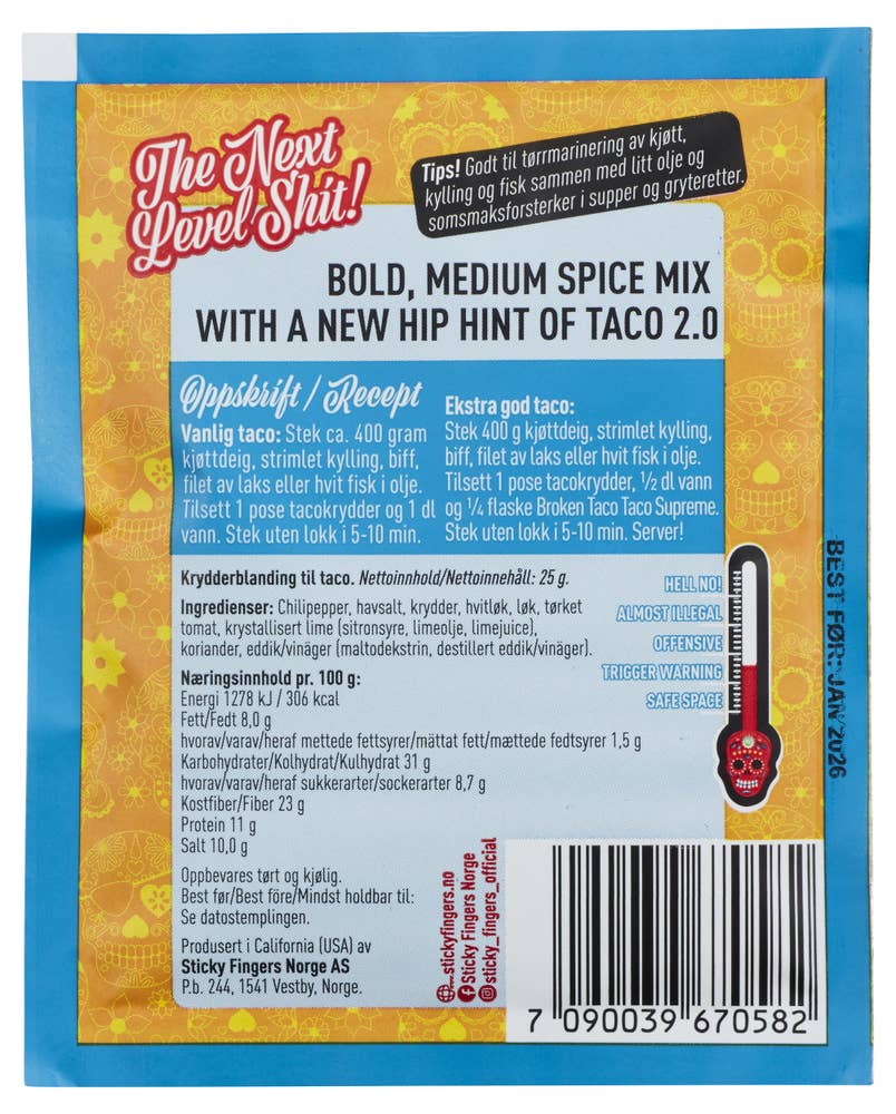 Broken Taco Taco Tuesday Spice Mix