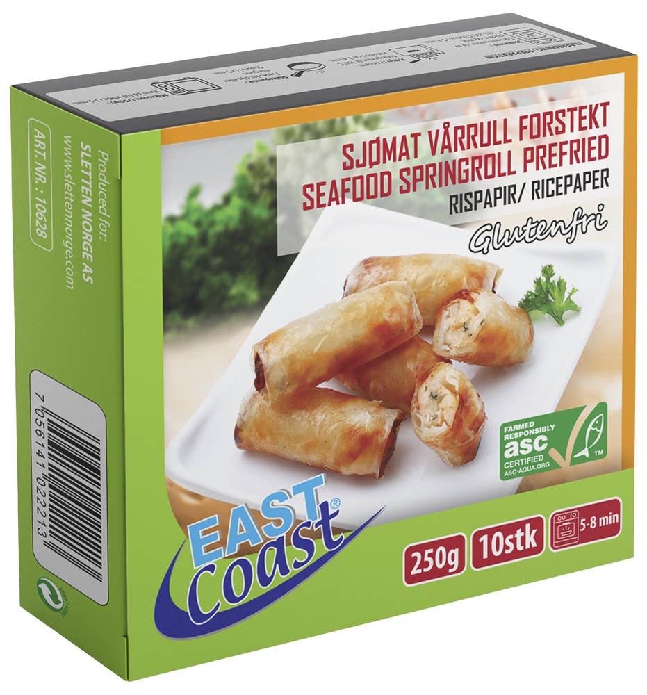 Vårruller Med Scampi Glutenfri forstekt