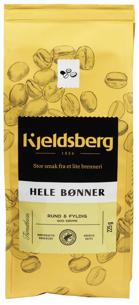 Kjeldsberg Hele bønner Rund og fyldig