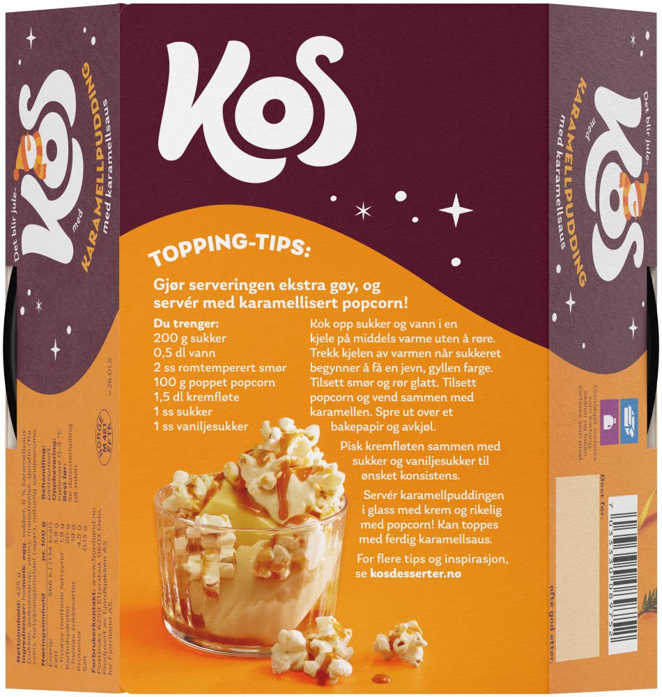 KOS Karamellpudding