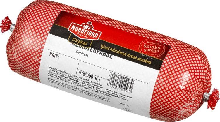 Nordfjord Medisterfarse Snabb Frys