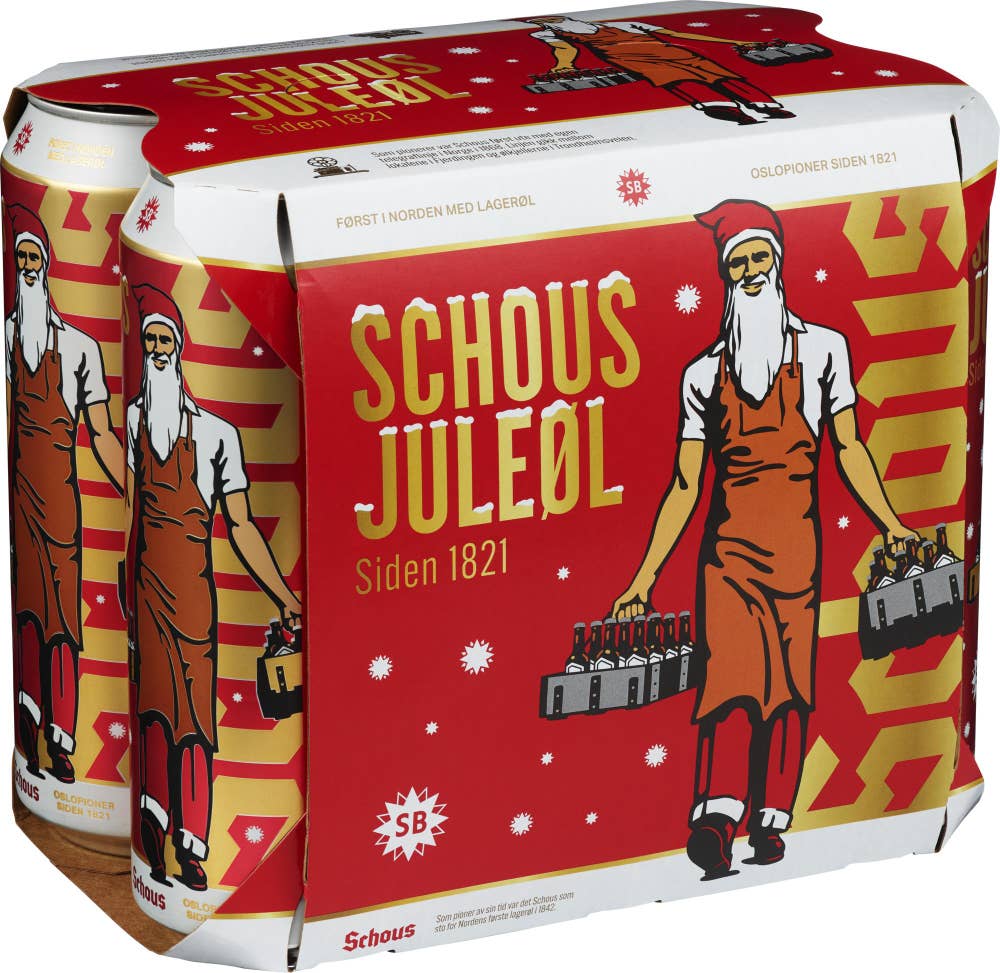 Schous Juleøl 6 x 0,5l