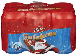 Hansa Julebrus 6 x 0,33 liter