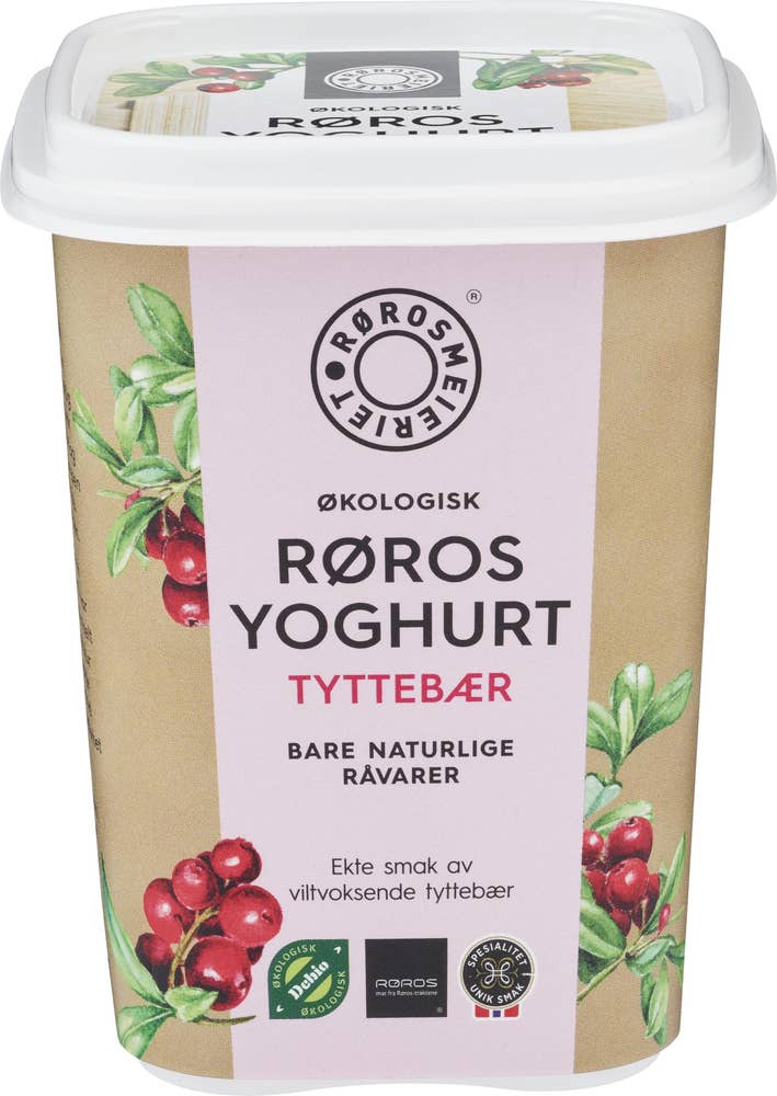 Rørosmeieriet Økologisk Rørosyoghurt Tyttebær