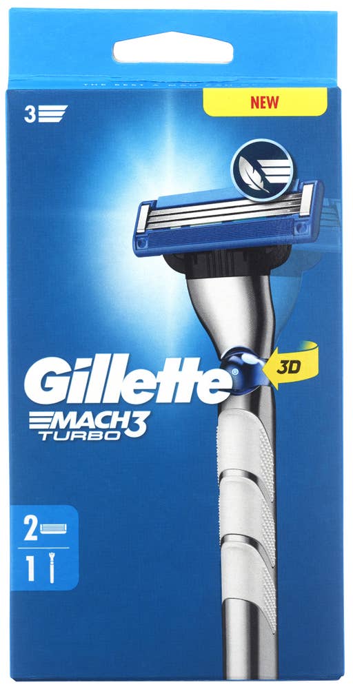 Gillette Barberhøvel Mach3 Turbo 2up